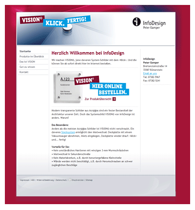 Webseite: infodesign-pg.de